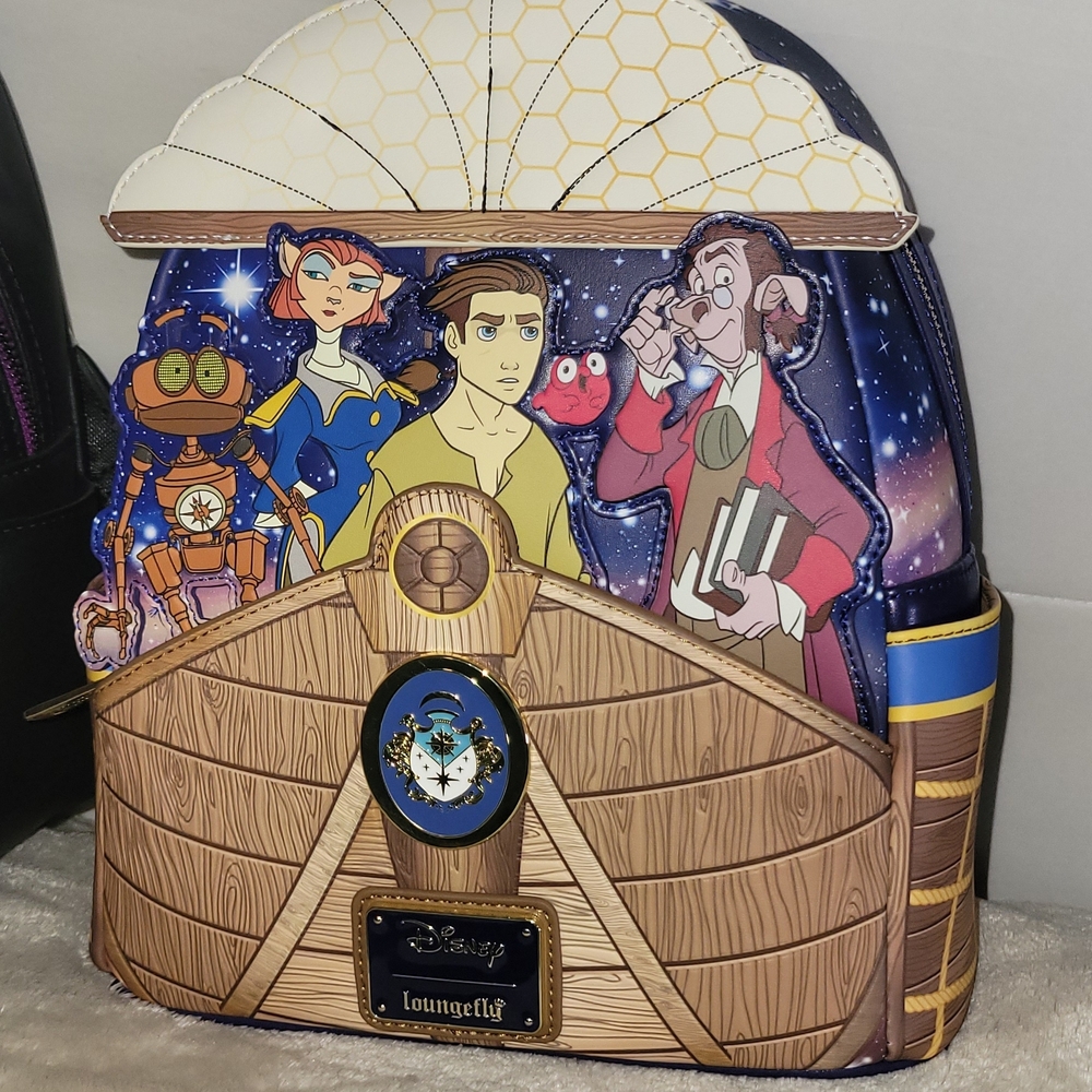 Loungefly Disney Treasure Planet Multicolor Backpack